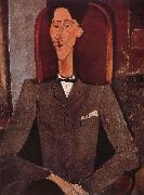 Amedeo Modigliani Jean Cocteau painting